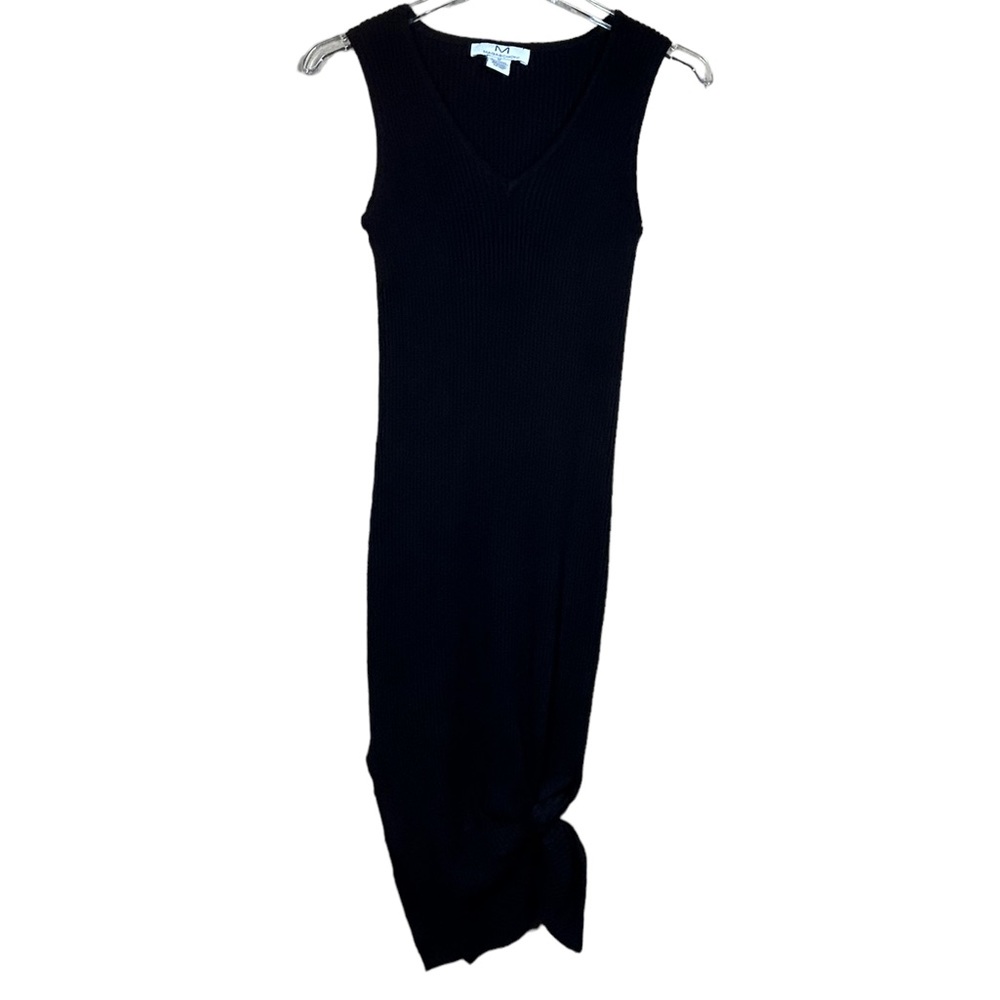 Magaschoni Ribbed Knot Dress